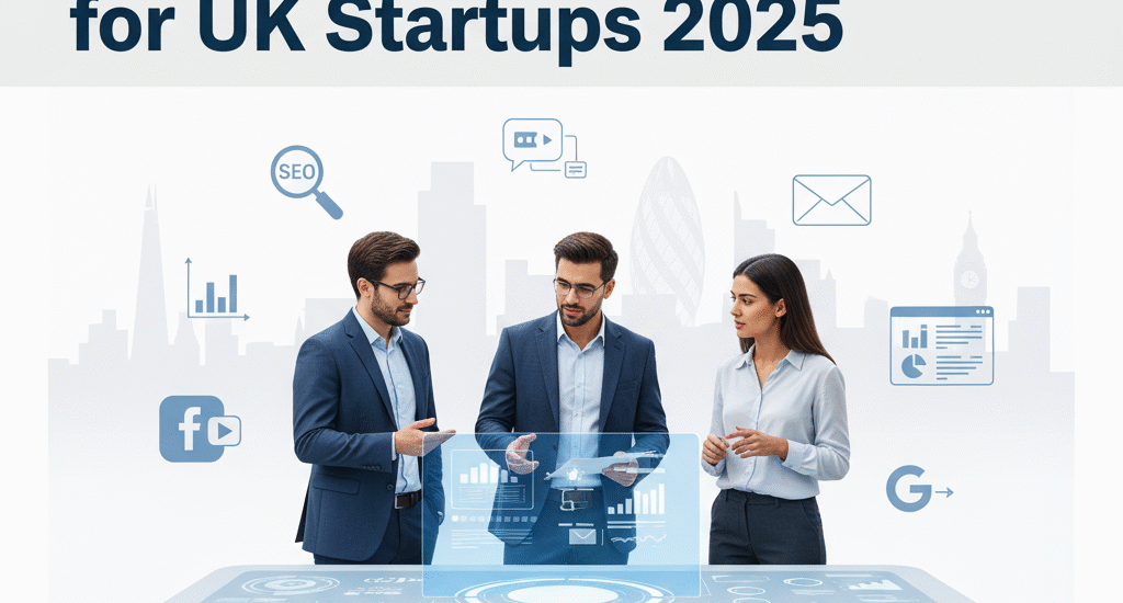 digital marketing strategies UK 2025, UK startup marketing, digital growth UK, startup marketing plan, online marketing strategies