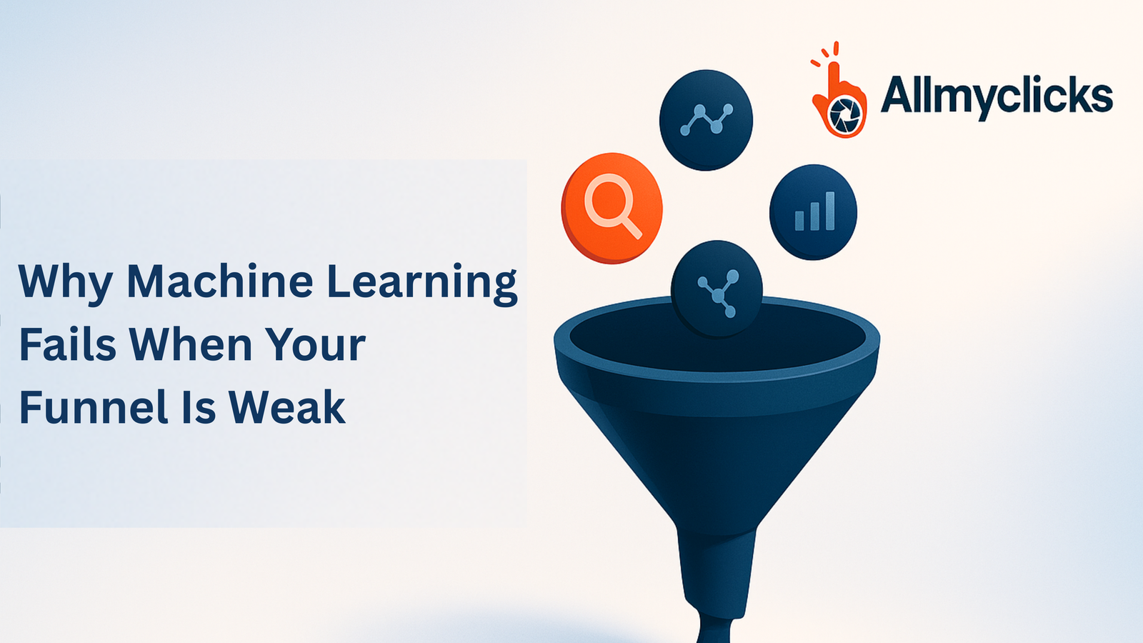 machine learning funnel breakdown illustration