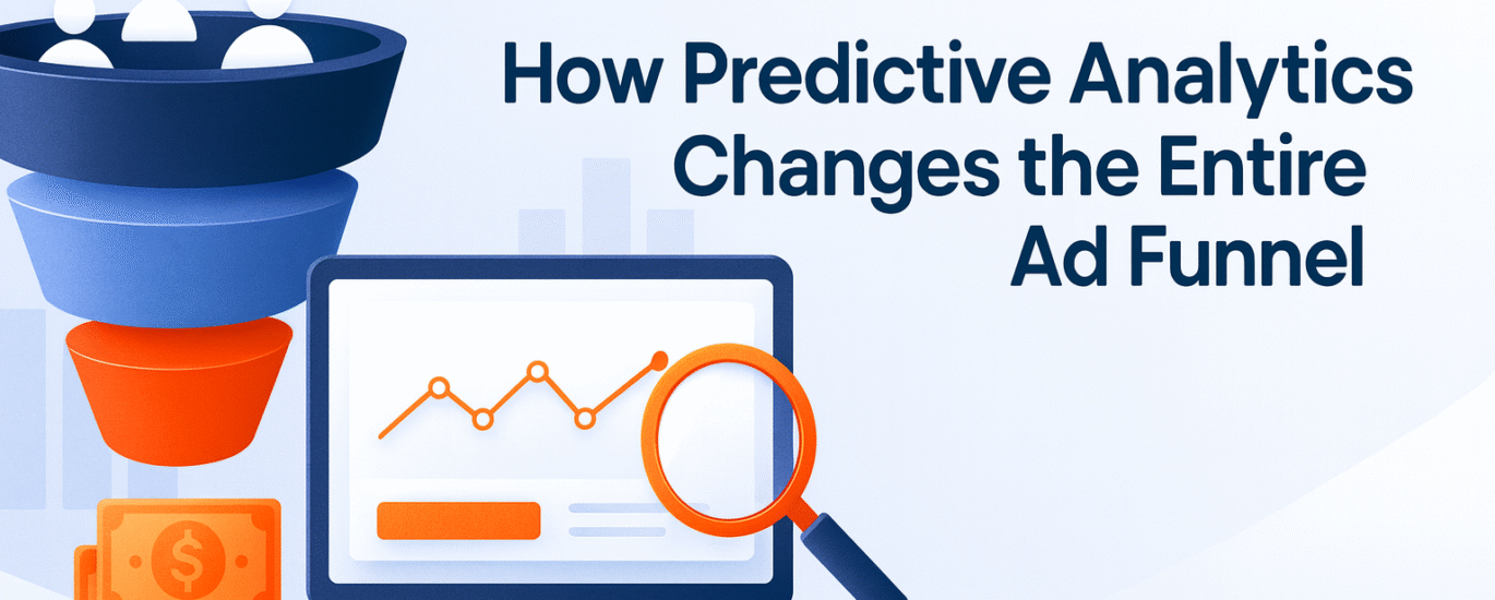 predictive analytics ad funnel illustration