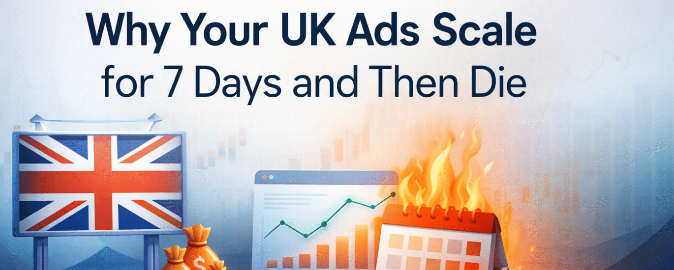 Why UK ads scale for 7 days and then stop performing – performance marketing insights