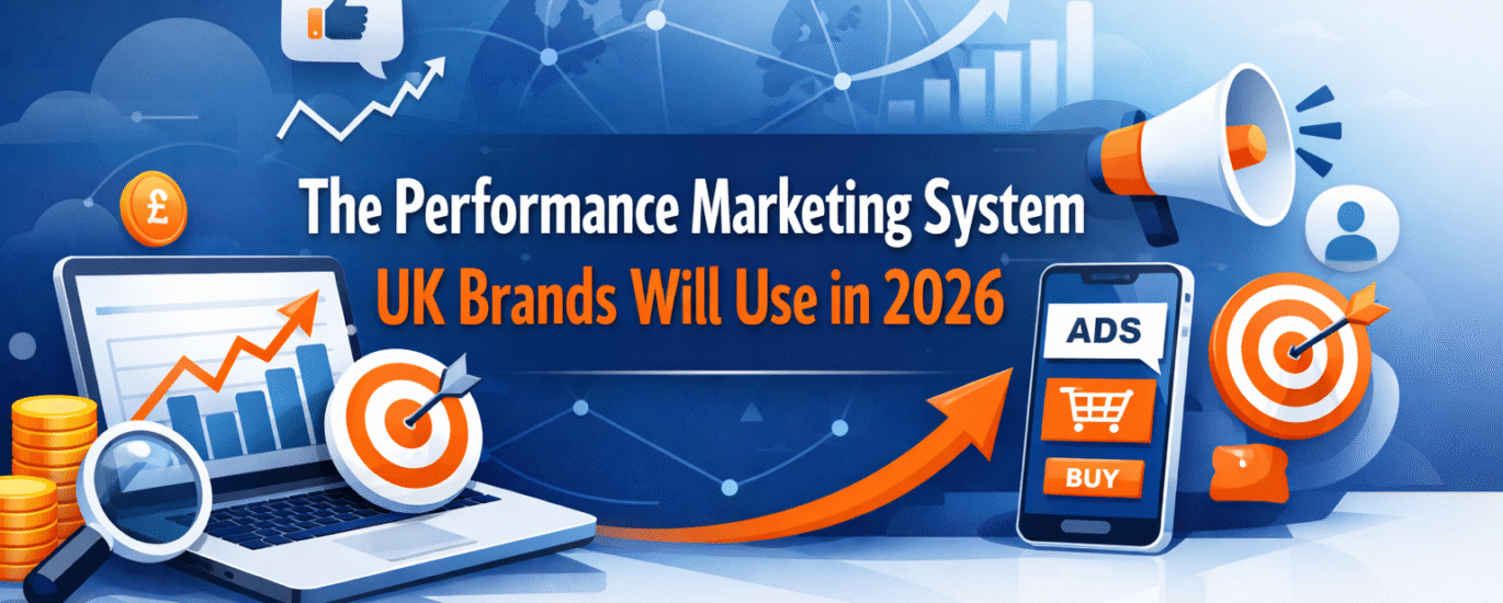 Performance marketing system for UK brands in 2026 with ads, data, and funnels